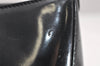 Authentic GUCCI Vintage Shoulder Hand Bag Purse Enamel Black Junk 2059K