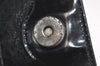 Authentic GUCCI Vintage Shoulder Hand Bag Purse Enamel Black Junk 2059K