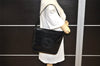 Authentic GUCCI Vintage Shoulder Hand Bag Purse Enamel Black Junk 2059K