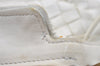 Authentic BOTTEGA VENETA Intrecciato Leather Shoulder Cross Body Bag White 2060I