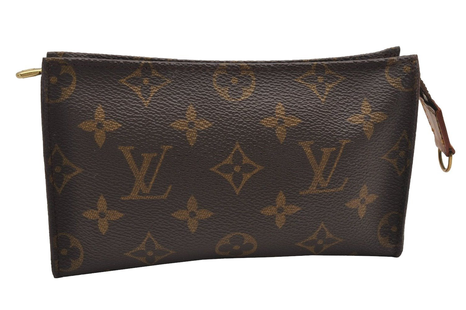Authentic Louis Vuitton Monogram Pouch For Bucket PM LV Junk 2060J