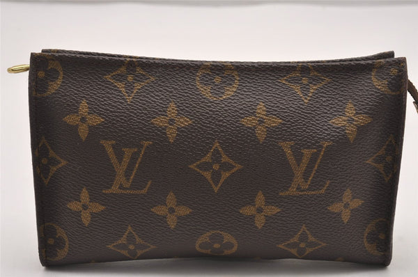 Authentic Louis Vuitton Monogram Pouch For Bucket PM LV Junk 2060J