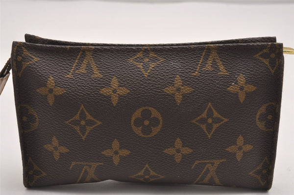 Authentic Louis Vuitton Monogram Pouch For Bucket PM LV Junk 2060J