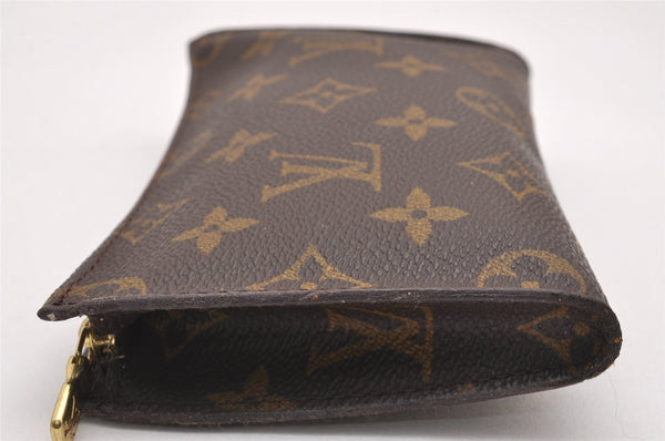 Authentic Louis Vuitton Monogram Pouch For Bucket PM LV Junk 2060J