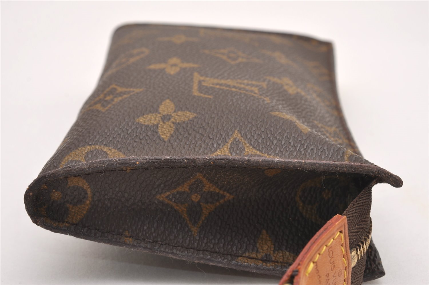 Authentic Louis Vuitton Monogram Pouch For Bucket PM LV Junk 2060J