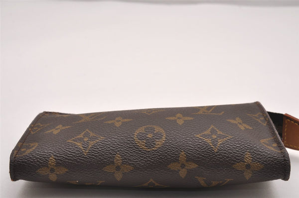Authentic Louis Vuitton Monogram Pouch For Bucket PM LV Junk 2060J