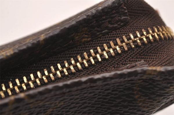 Authentic Louis Vuitton Monogram Pouch For Bucket PM LV Junk 2060J