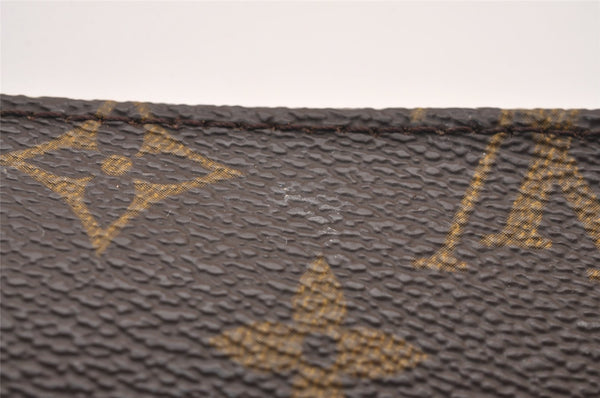 Authentic Louis Vuitton Monogram Pouch For Bucket PM LV Junk 2060J