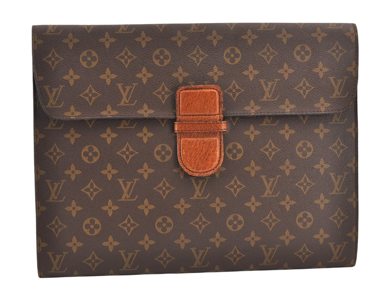 Authentic Louis Vuitton Monogram Poche Ministre Document Case Old Model LV 2060K