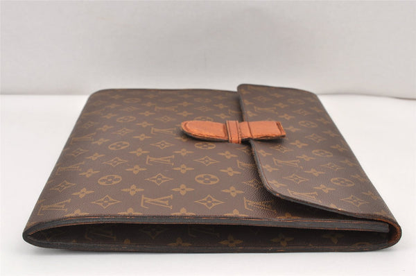 Authentic Louis Vuitton Monogram Poche Ministre Document Case Old Model LV 2060K