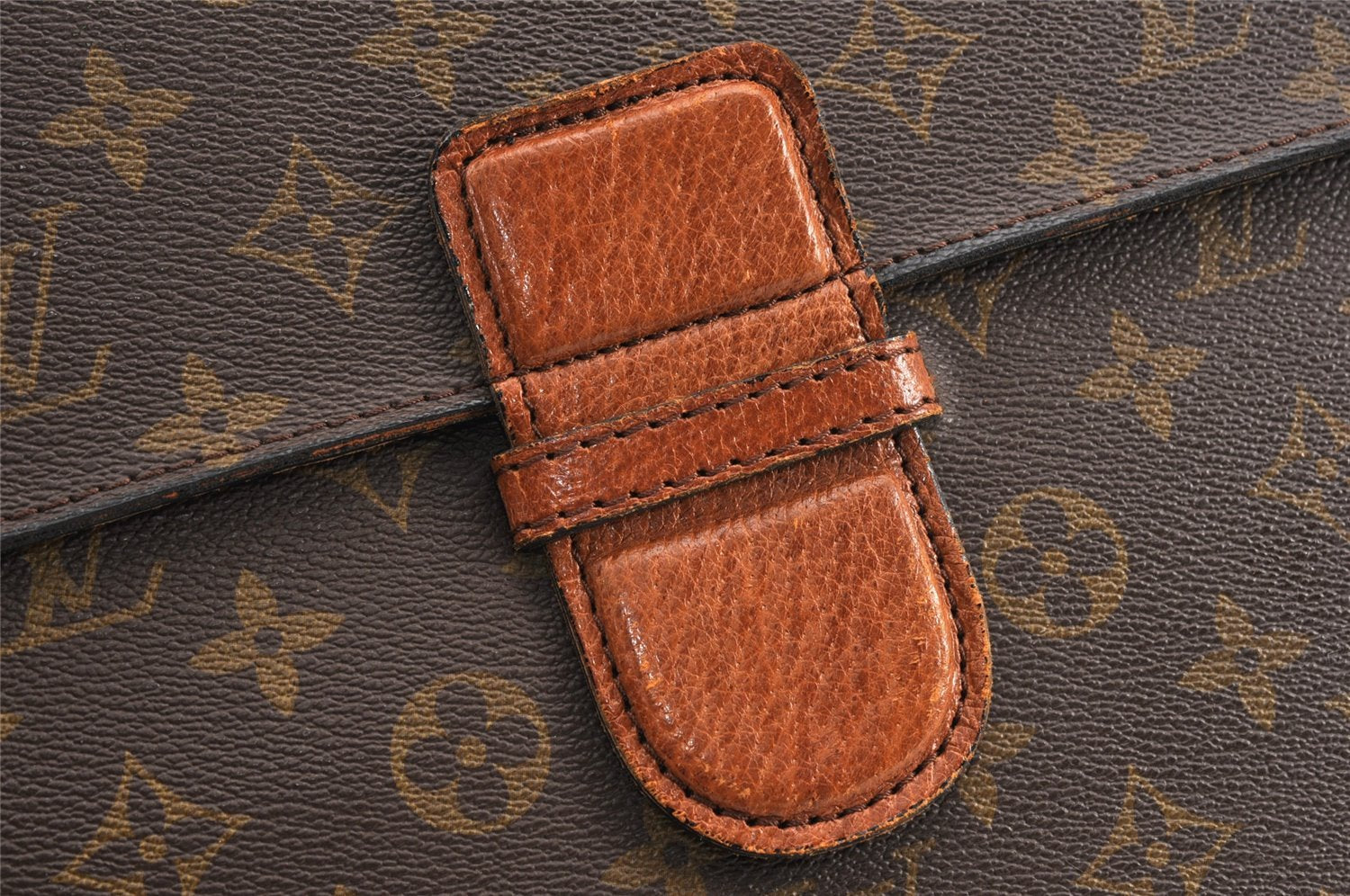 Authentic Louis Vuitton Monogram Poche Ministre Document Case Old Model LV 2060K