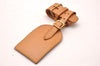 Authentic Louis Vuitton Name tag Handle Holder Beige 10Set LV 2061J