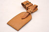 Authentic Louis Vuitton Name tag Handle Holder Beige 10Set LV 2061J