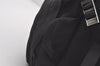 Authentic PRADA Vintage Nylon Tessuto Leather Drawstring Backpack Black 2062J