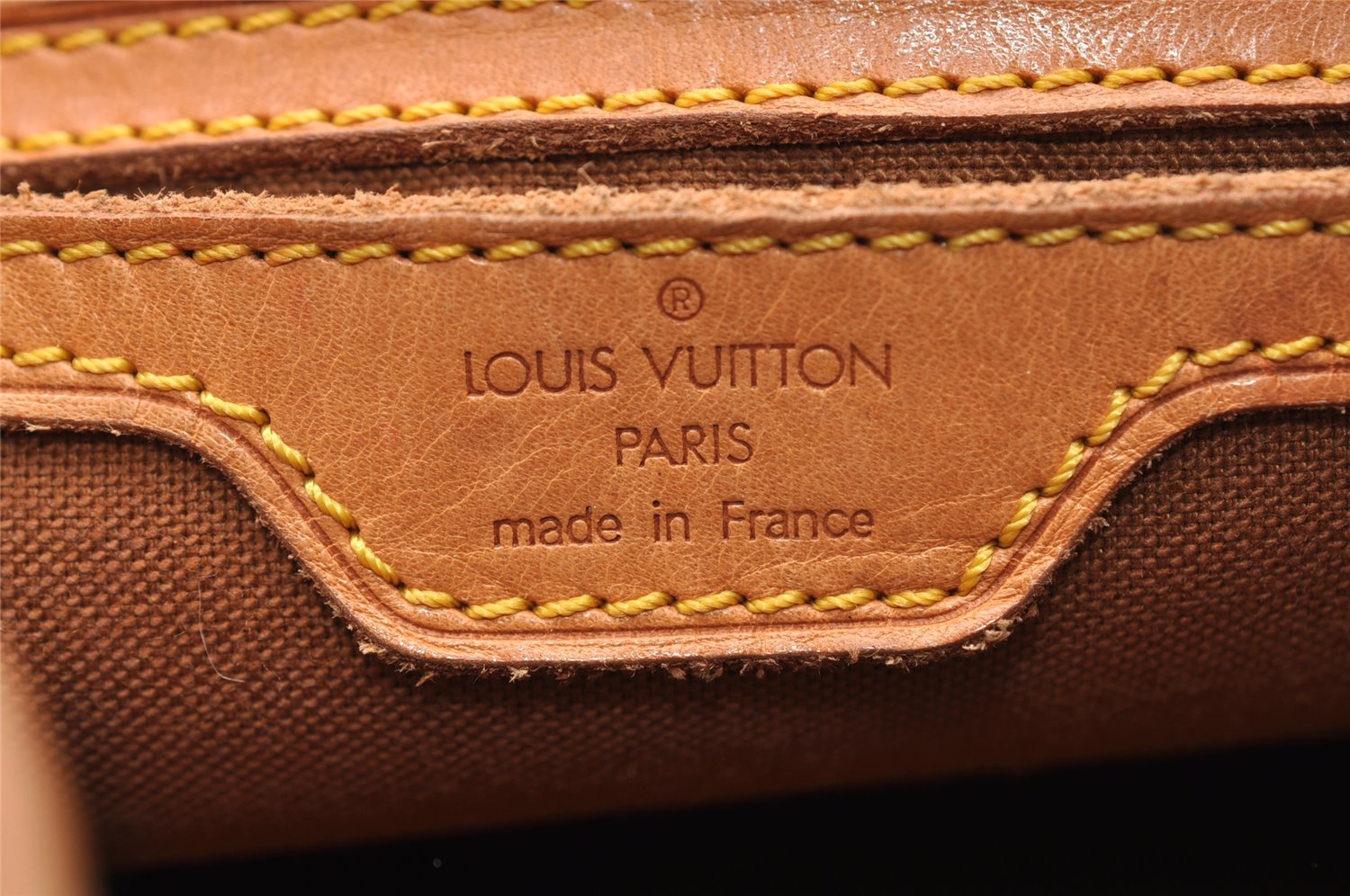 Authentic Louis Vuitton Monogram Montsouris GM Backpack M51135 LV 2063I