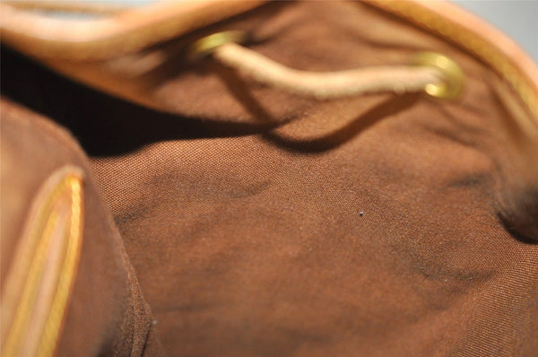 Authentic Louis Vuitton Monogram Montsouris GM Backpack M51135 LV 2063I