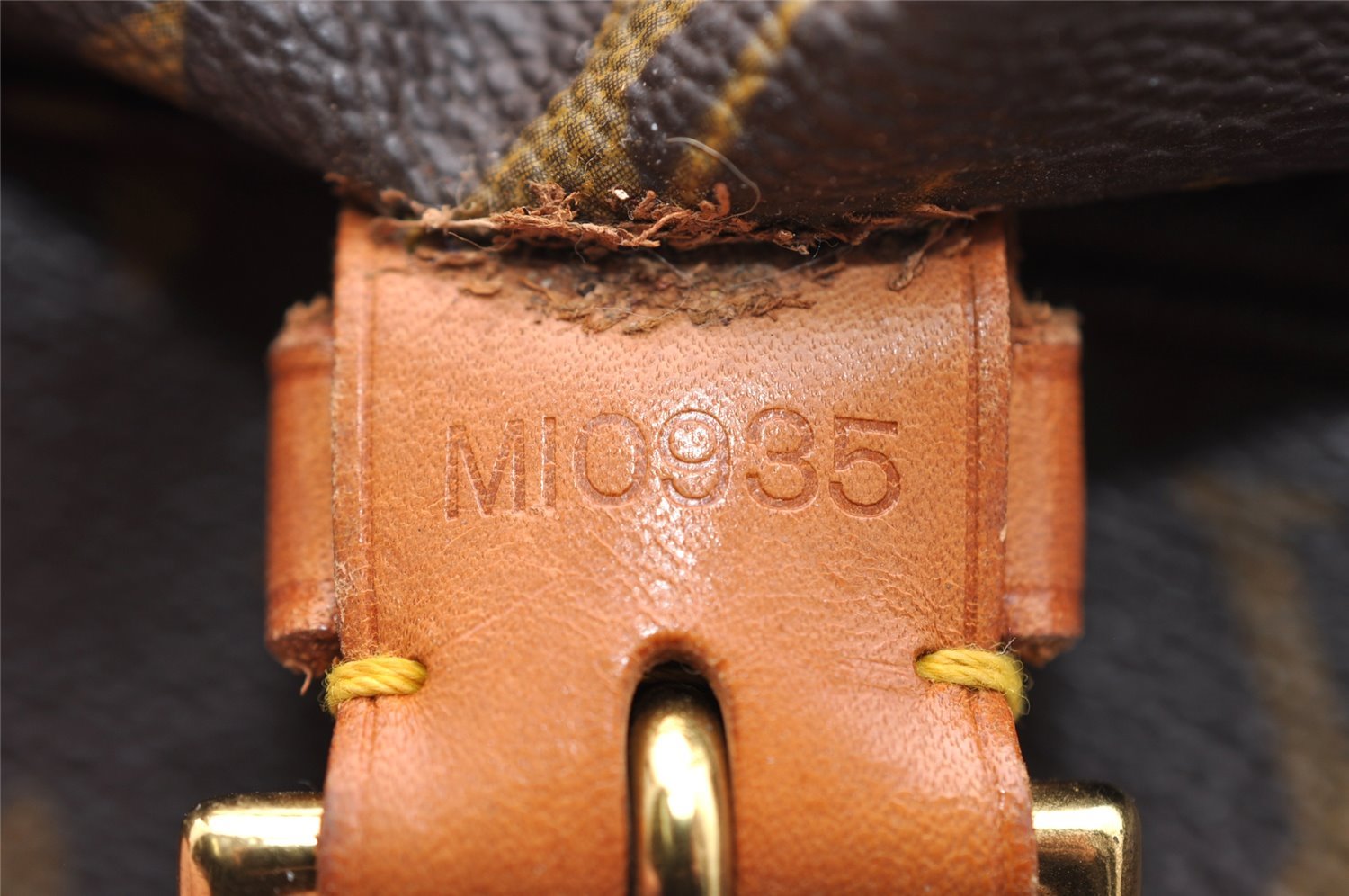 Authentic Louis Vuitton Monogram Montsouris GM Backpack M51135 LV 2063I