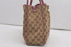 Authentic GUCCI Twins Shoulder Tote Bag GG Canvas Leather 232957 Brown 2063J
