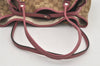 Authentic GUCCI Twins Shoulder Tote Bag GG Canvas Leather 232957 Brown 2063J