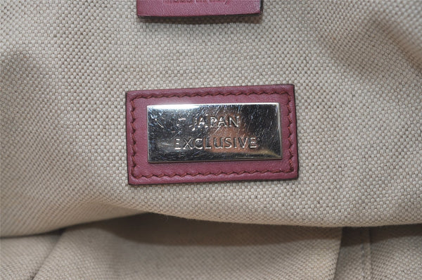 Authentic GUCCI Twins Shoulder Tote Bag GG Canvas Leather 232957 Brown 2063J