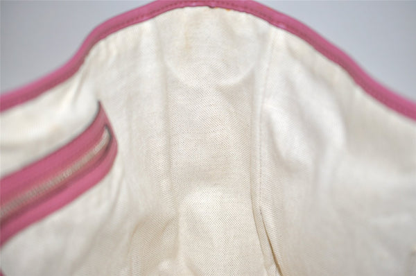 Authentic GUCCI Twins Shoulder Tote Bag GG Canvas Leather 232957 Brown 2063J