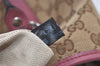 Authentic GUCCI Twins Shoulder Tote Bag GG Canvas Leather 232957 Brown 2063J