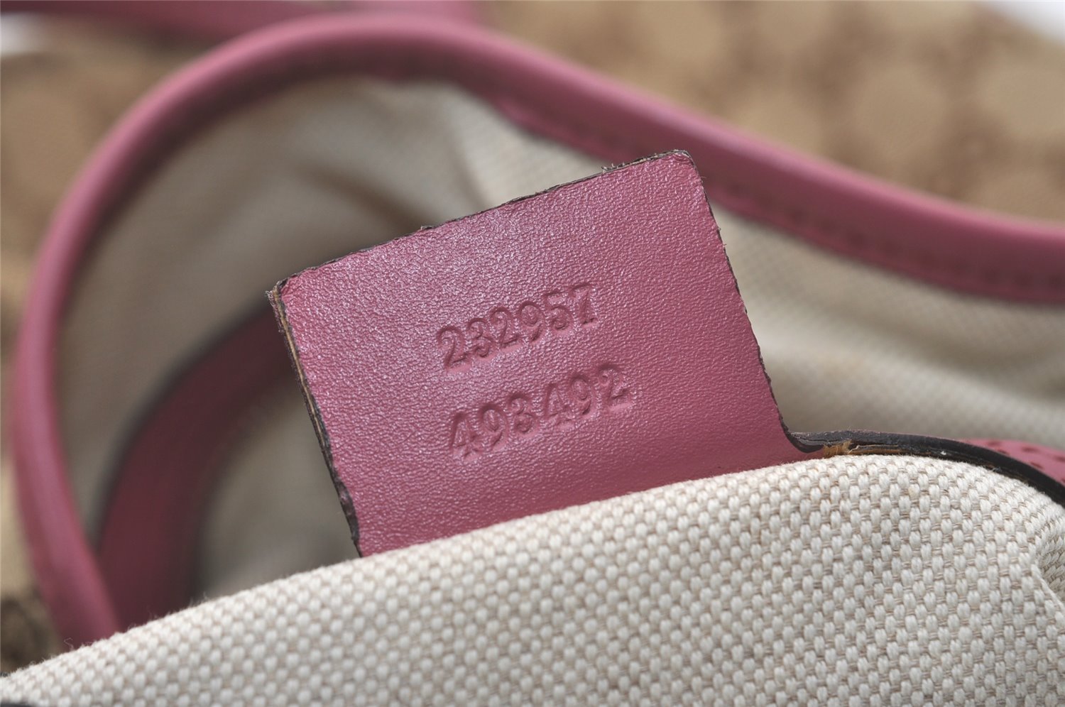 Authentic GUCCI Twins Shoulder Tote Bag GG Canvas Leather 232957 Brown 2063J