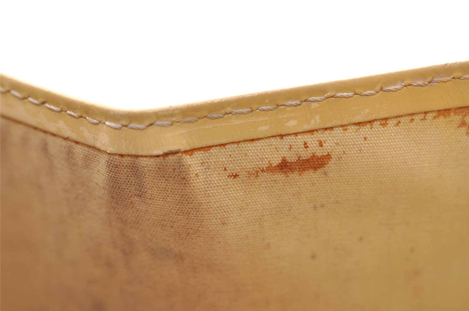 Authentic Louis Vuitton Epi Croisette PM Tote Bag Yellow M5249A LV 2064I