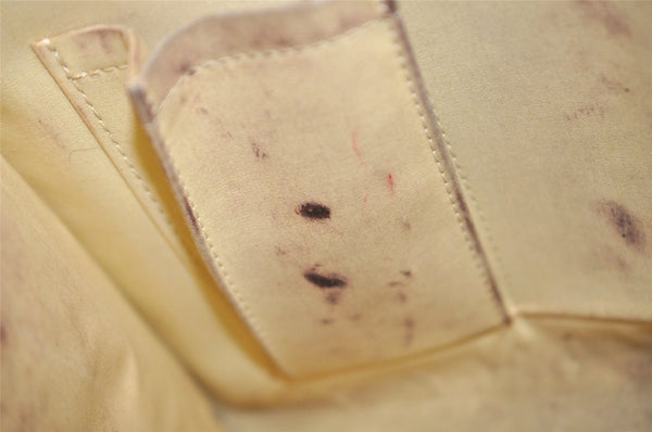 Authentic Louis Vuitton Epi Croisette PM Tote Bag Yellow M5249A LV 2064I