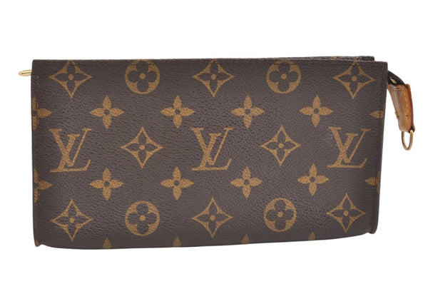 Authentic Louis Vuitton Monogram Pouch For Bucket GM LV Junk 2065K