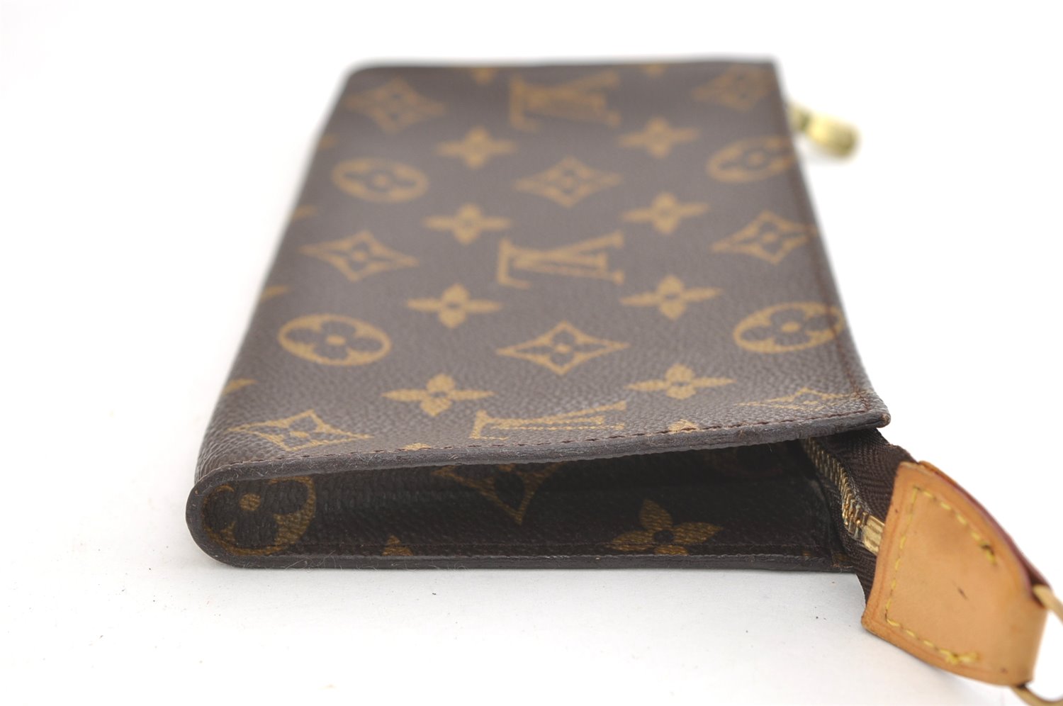 Authentic Louis Vuitton Monogram Pouch For Bucket GM LV Junk 2065K