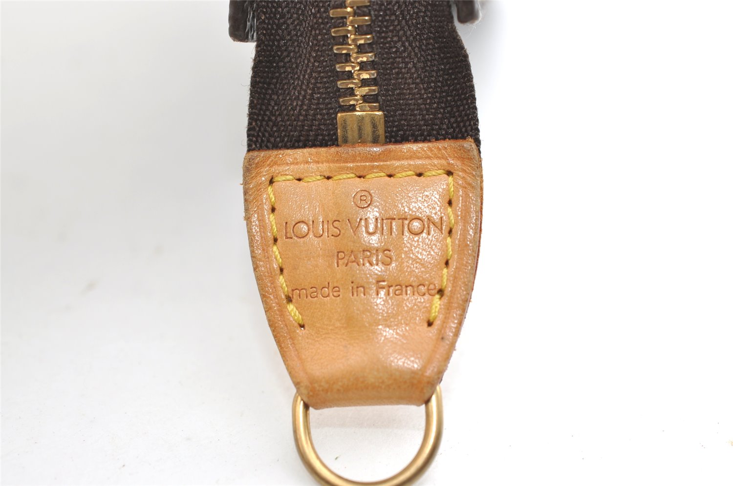 Authentic Louis Vuitton Monogram Pouch For Bucket GM LV Junk 2065K