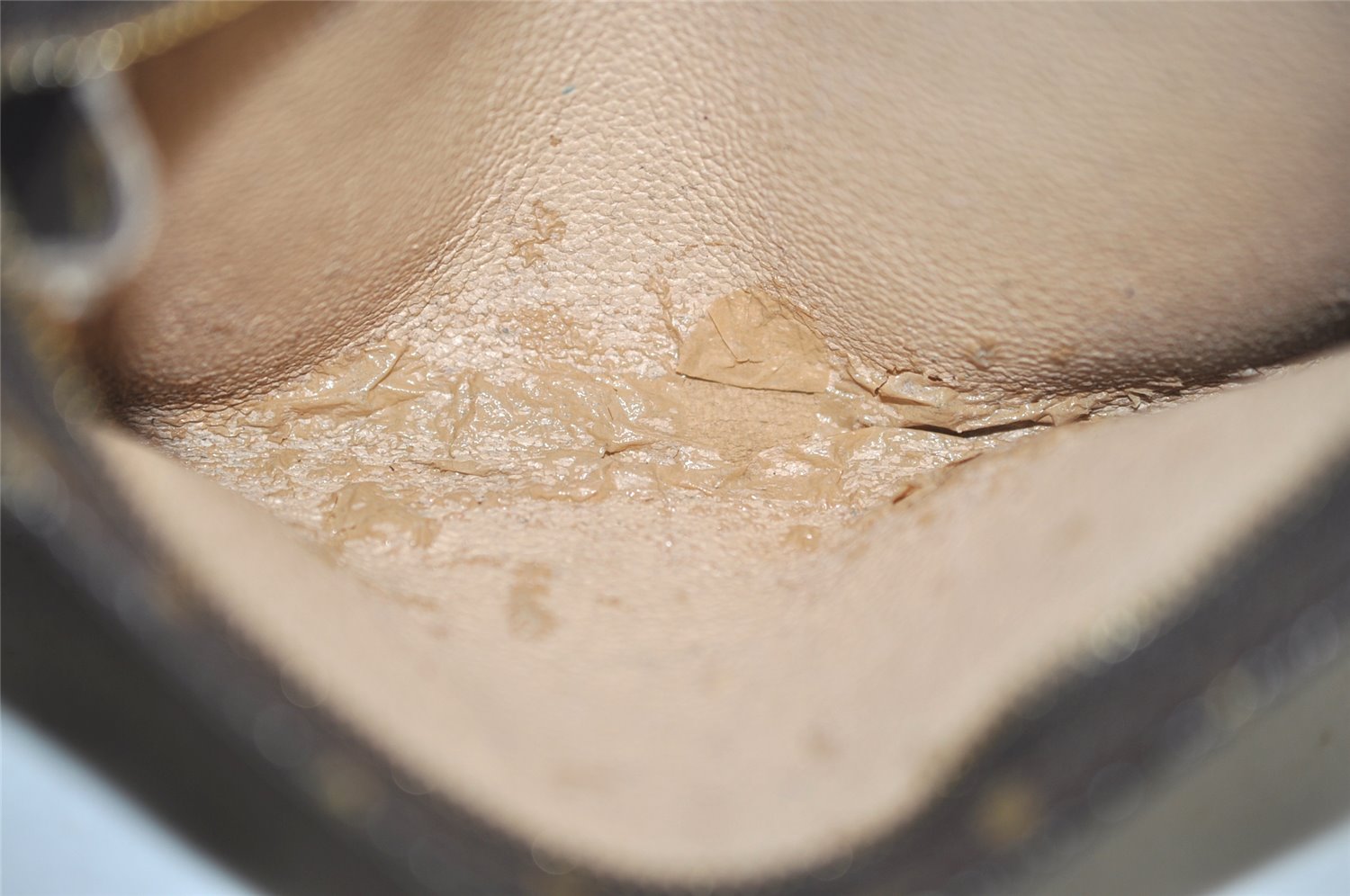 Authentic Louis Vuitton Monogram Pouch For Bucket GM LV Junk 2065K