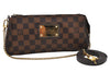 Auth Louis Vuitton Damier Eva 2Way Shoulder Accessories Pouch N55213 LV 2066J