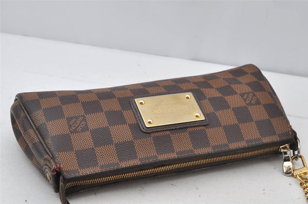 Auth Louis Vuitton Damier Eva 2Way Shoulder Accessories Pouch N55213 LV 2066J