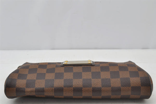 Auth Louis Vuitton Damier Eva 2Way Shoulder Accessories Pouch N55213 LV 2066J