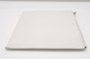 Authentic SAINT LAURENT Clutch Hand Bag Purse Leather White TGR397294 YSL 2068J