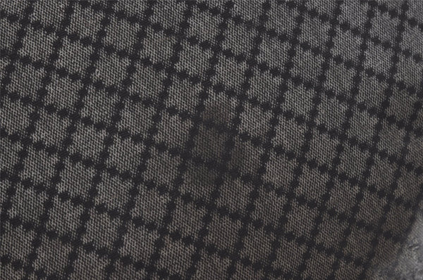 Authentic GUCCI Vintage Diamante Hand Tote Bag Nylon Leather 268112 Brown 2069I