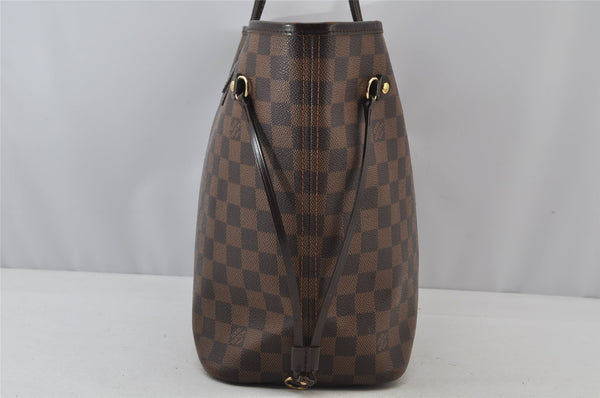 Authentic Louis Vuitton Damier Neverfull MM Shoulder Tote Bag N51105 LV 2069J