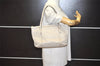 Authentic GUCCI Micro Guccissima GG Leather Shoulder Hand Bag 336776 White 2070J