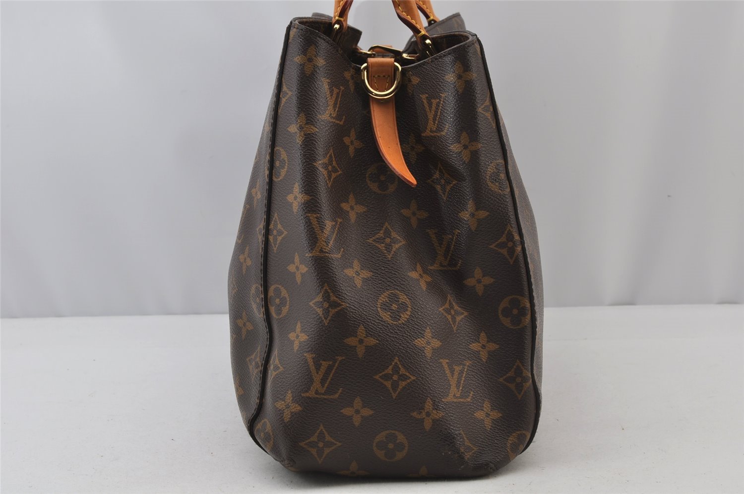 Authentic Louis Vuitton Monogram Montaigne GM 2Way Hand Bag M41067 LV 2071J