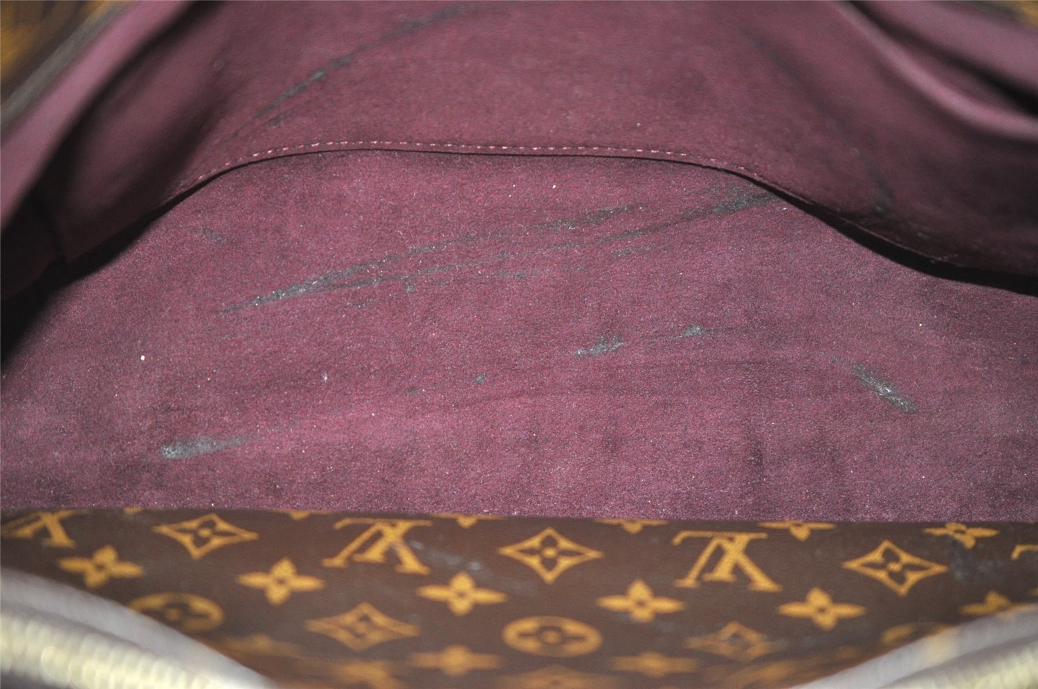 Authentic Louis Vuitton Monogram Montaigne GM 2Way Hand Bag M41067 LV 2071J