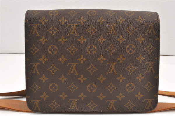 Authentic Louis Vuitton Monogram Cartouchiere GM Shoulder Bag Old Model 2071K