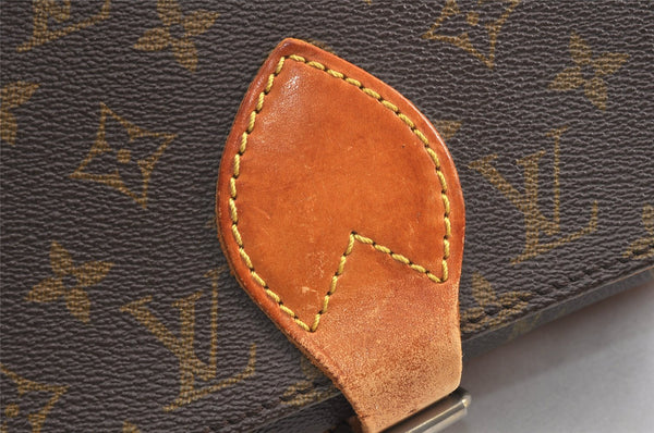 Authentic Louis Vuitton Monogram Cartouchiere GM Shoulder Bag Old Model 2071K