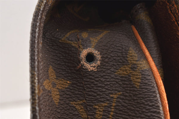 Authentic Louis Vuitton Monogram Cartouchiere GM Shoulder Bag Old Model 2071K