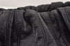 Authentic PRADA Leather Stripes 2Way Shoulder Bag Purse BN1682 Black 2072K