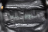 Authentic PRADA Leather Stripes 2Way Shoulder Bag Purse BN1682 Black 2072K