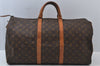 Authentic Louis Vuitton Monogram Keepall 50 Travel Boston Bag Old Model LV 2073I