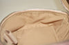 Authentic Christian Dior Trotter Vanity Bag Pouch Canvas Leather Pink Junk 2074K