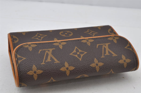 Auth Louis Vuitton Monogram Pochette Florentine Pouch Waist Bag M51855 LV 2076J